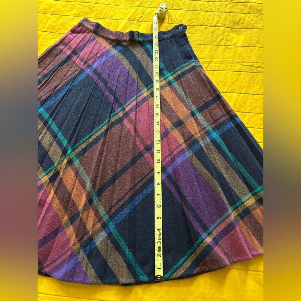 VINTAGE: Stunning Plaid A-line Shirt - Picture 5 of 8